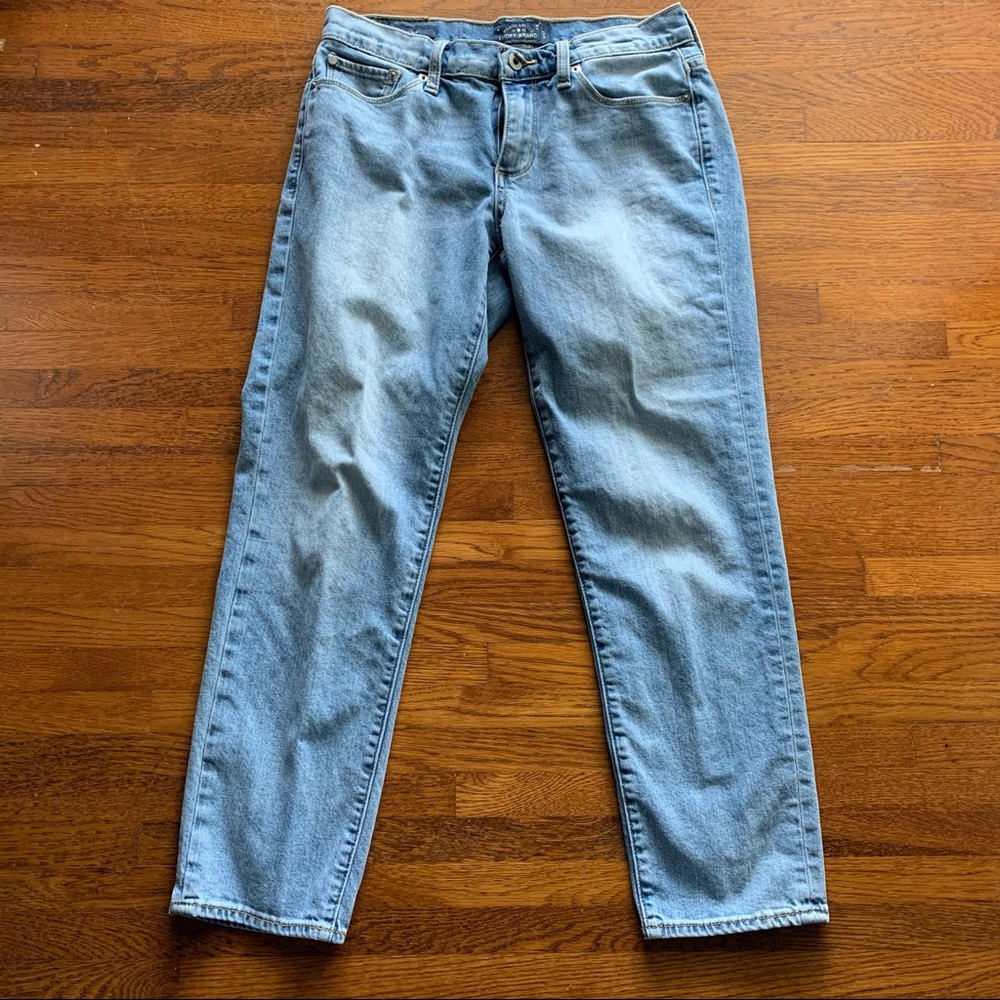 Lucky Brand Light Blue Acid Washed Denim Jeans Size 27 = 4 - Picture 4 of 10